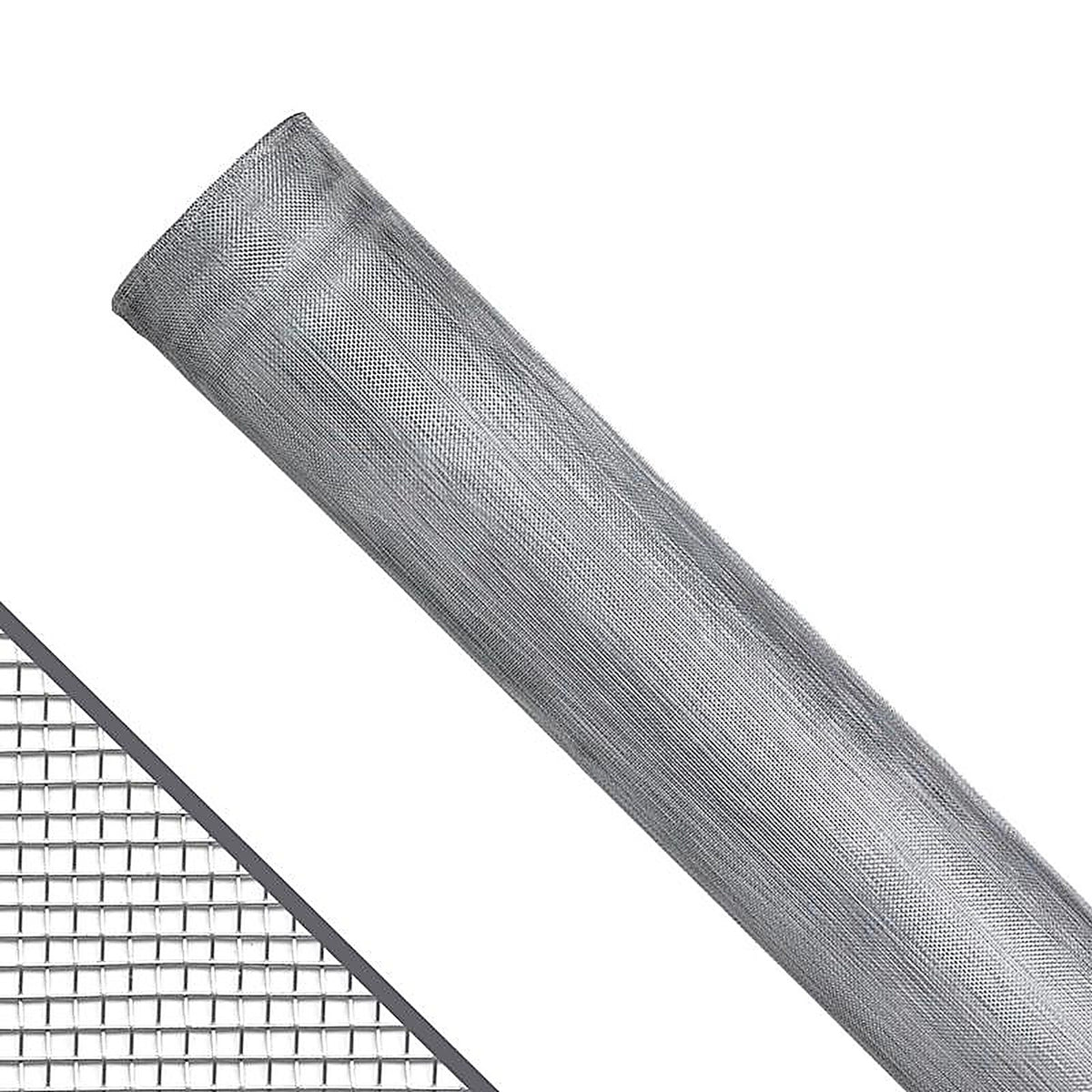 Saint-Gobain - FCS9219-M - 24 in. W X 7 ft. L Silver Aluminum Insect Screen Cloth