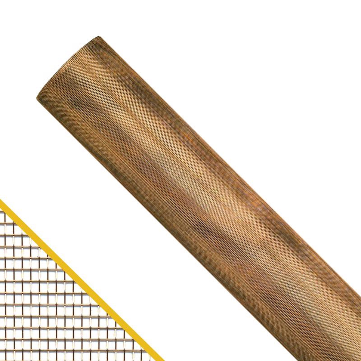 Saint-Gobain - FCS9457-M - 30 in. W X 100 ft. L Bronze Copper Insect Screen Cloth