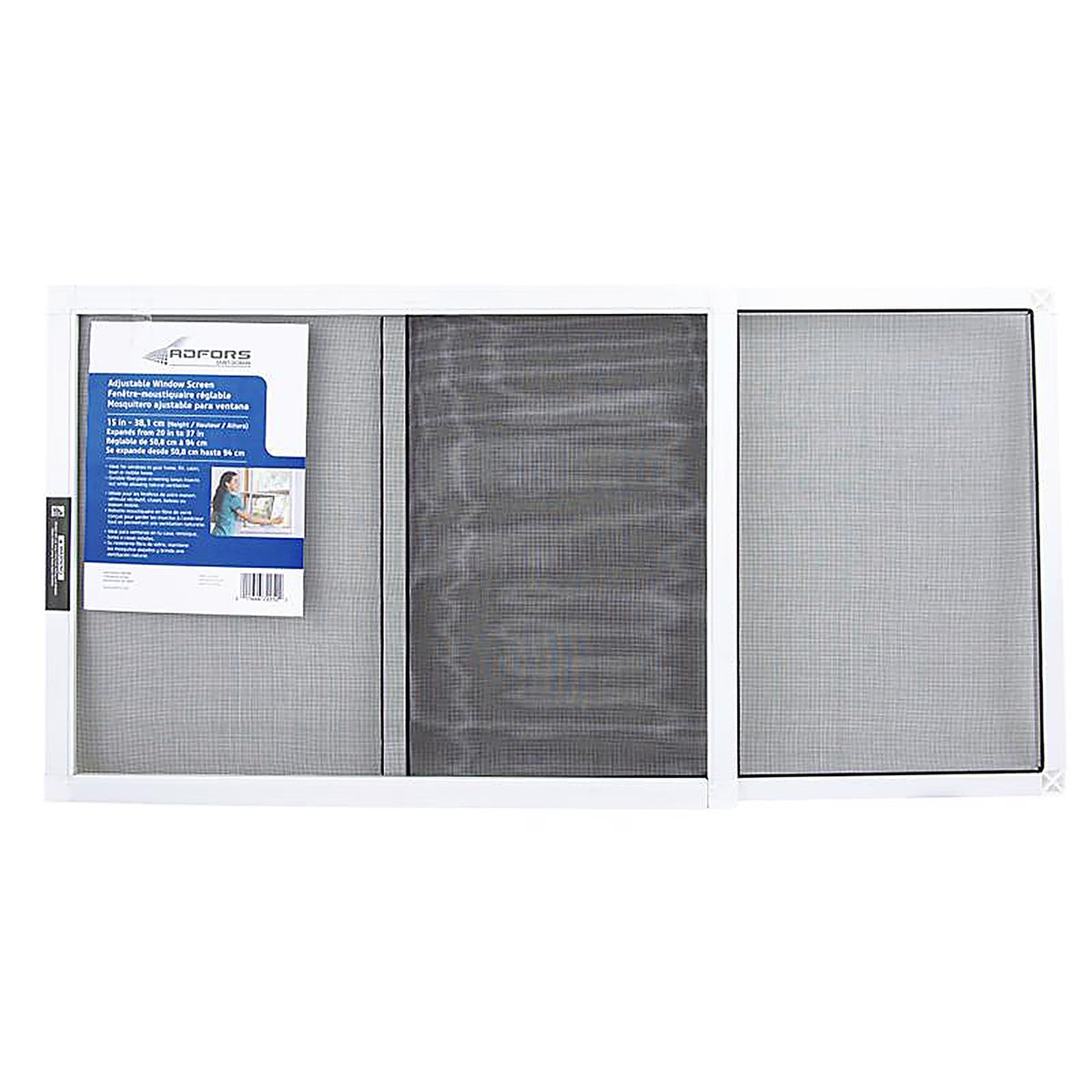 Saint-Gobain - FSP8556-U - 20 37 in. W in. Fiberglass Adjustable Window Screen