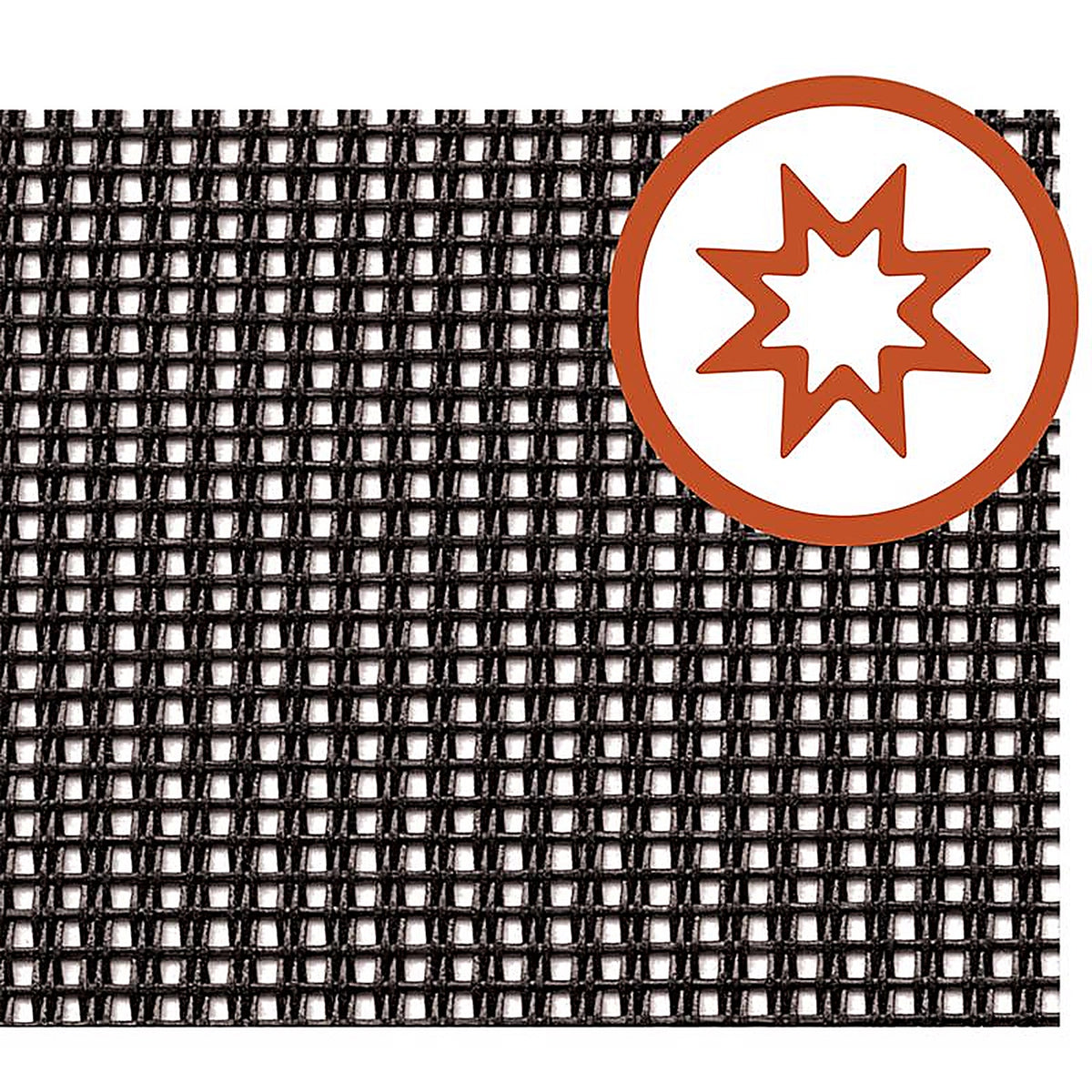 Saint-Gobain - FCS10391-M - 36 in. W X 7 ft. L Charcoal Fiberglass Solar Screen