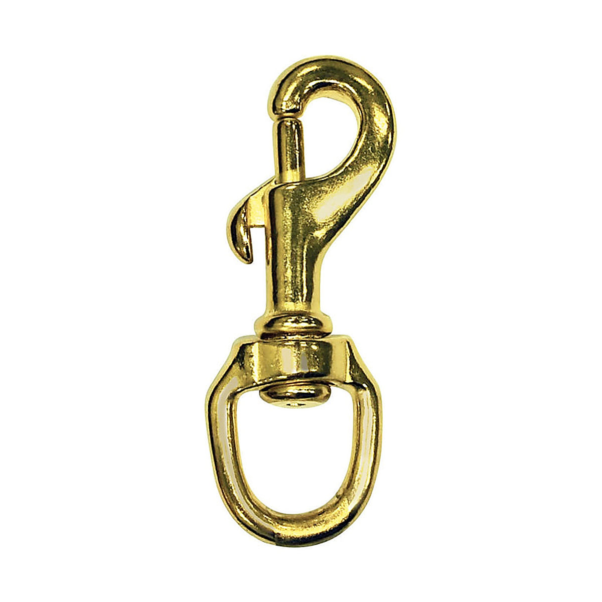 Baron - 225B-1 1/4 - 1-1/4 in. D X 4-7/8 in. L Polished Bronze Bolt Snap 38 lb