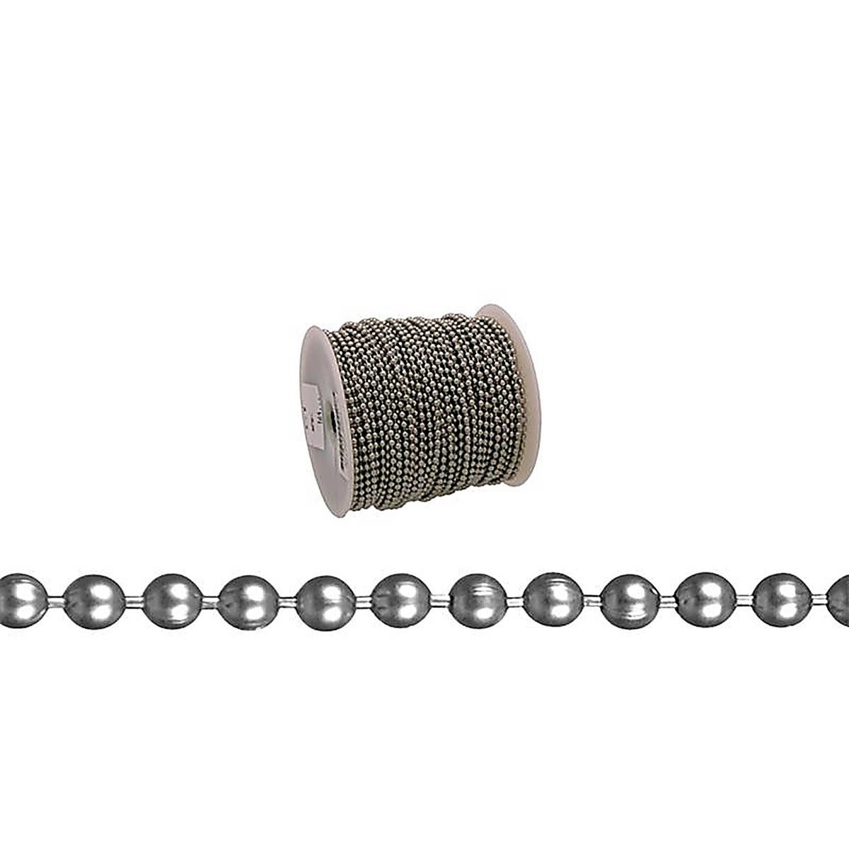 Baron - 7263 - 164 ft. Ball Steel Chain 0.14 in. D X 164 ft. L