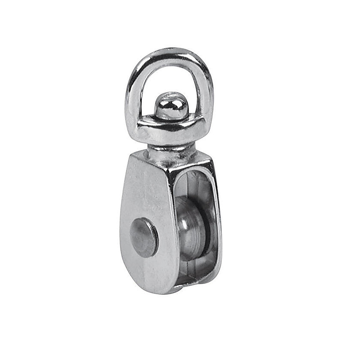 Baron - 0173ZD-1 1/2 - 1-1/2 in. D Electro-Plated Iron Swivel Eye Single Eye Pulley