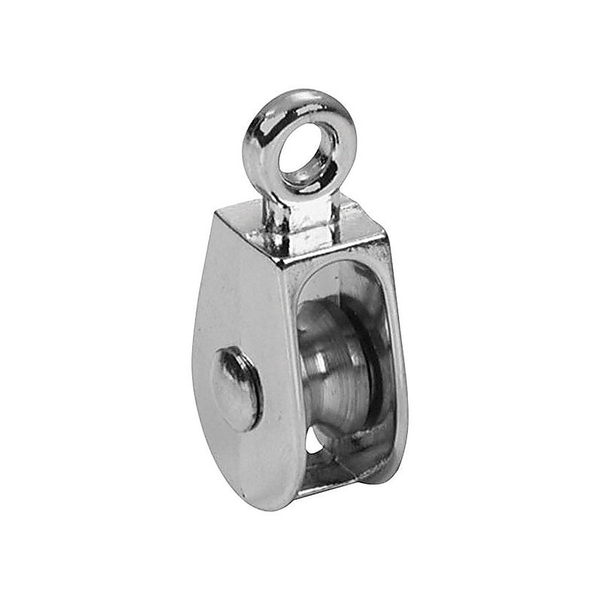 Baron - 0174ZD-3/4 - 3/4 in. D Electro-Plated Iron Fixed Eye Single Eye Pulley