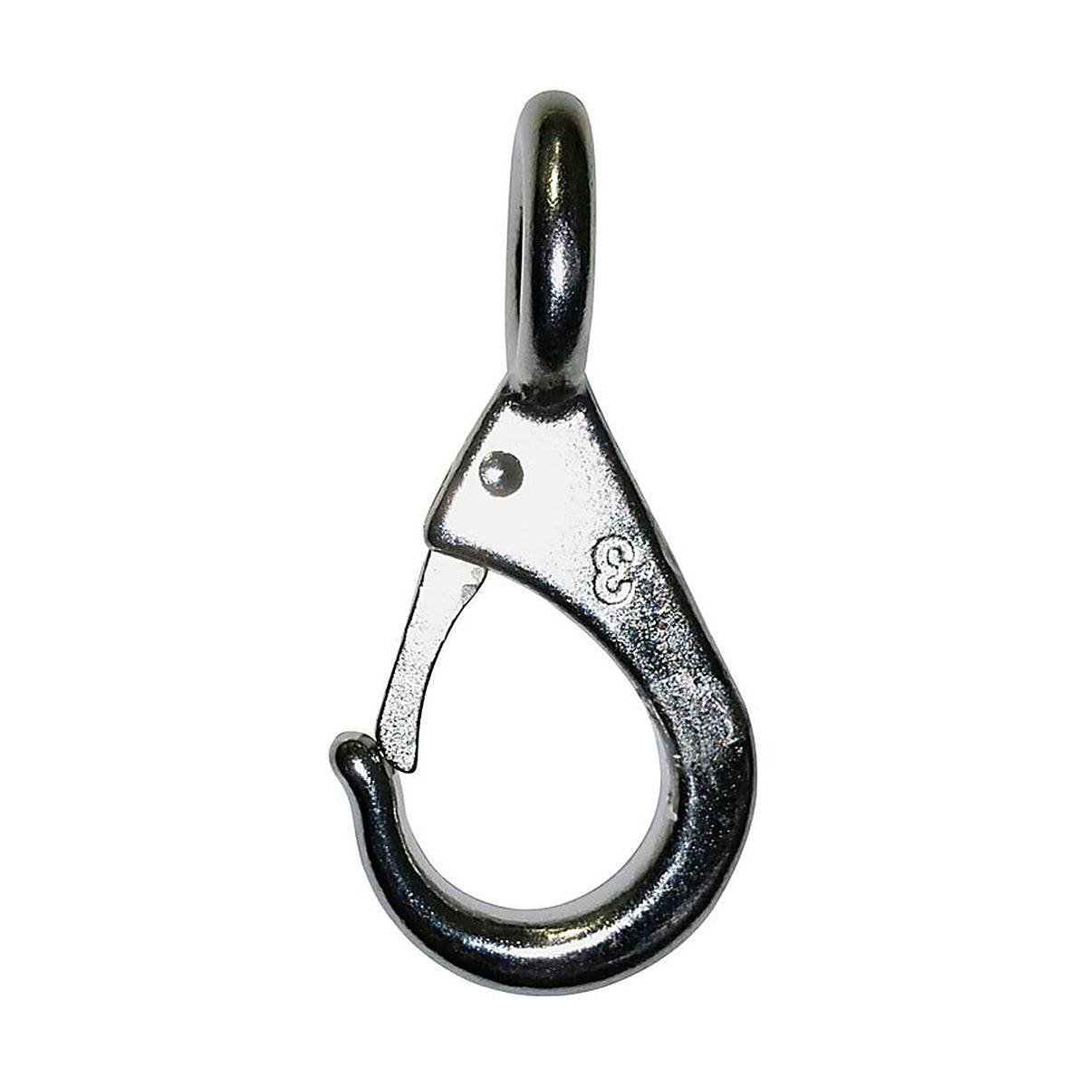 Baron - 249S-0 - 3/8 in. D X 2-1/8 in. L Polished Stainless Steel Snap Hook 350 lb