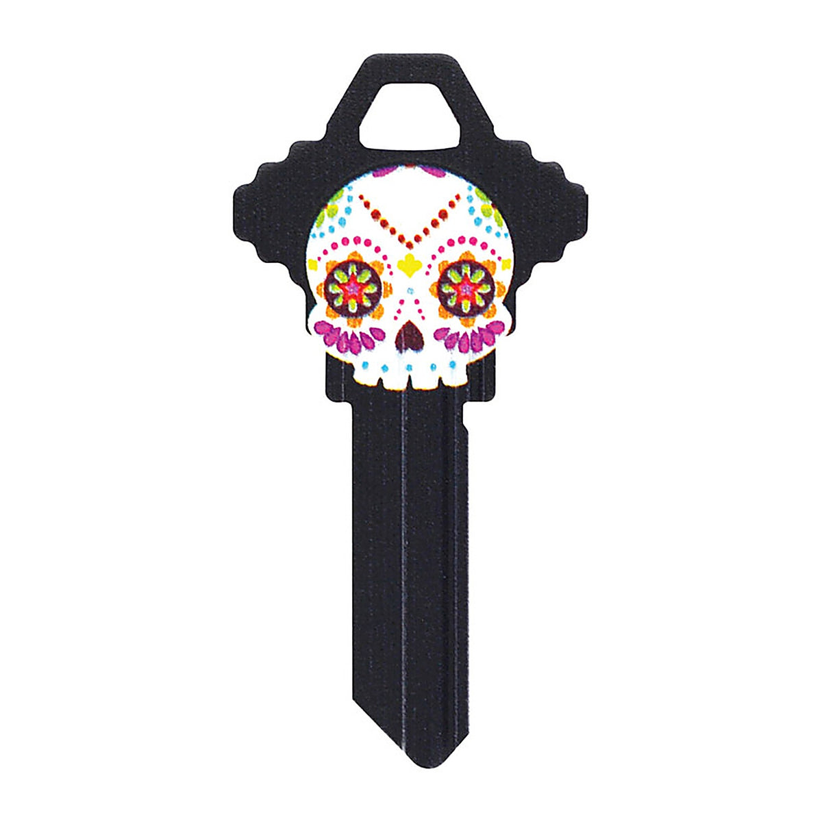 Hillman - 89577 - Wackey Sugar Skull House/Office Universal Key Blank Single sided