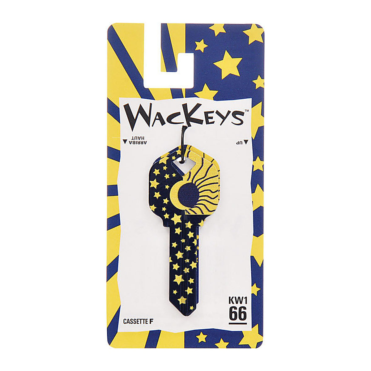 Hillman - 89054 - Wackey Sun & Moon House/Office Universal Key Blank Single sided