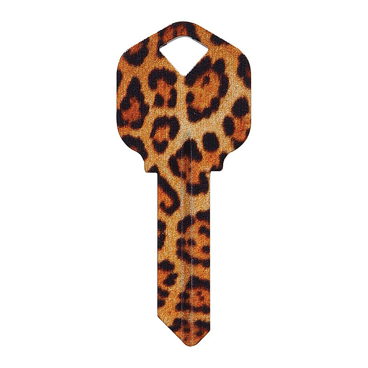 Hillman - 89049 - Wackey Leopard House/Office Universal Key Blank Single sided