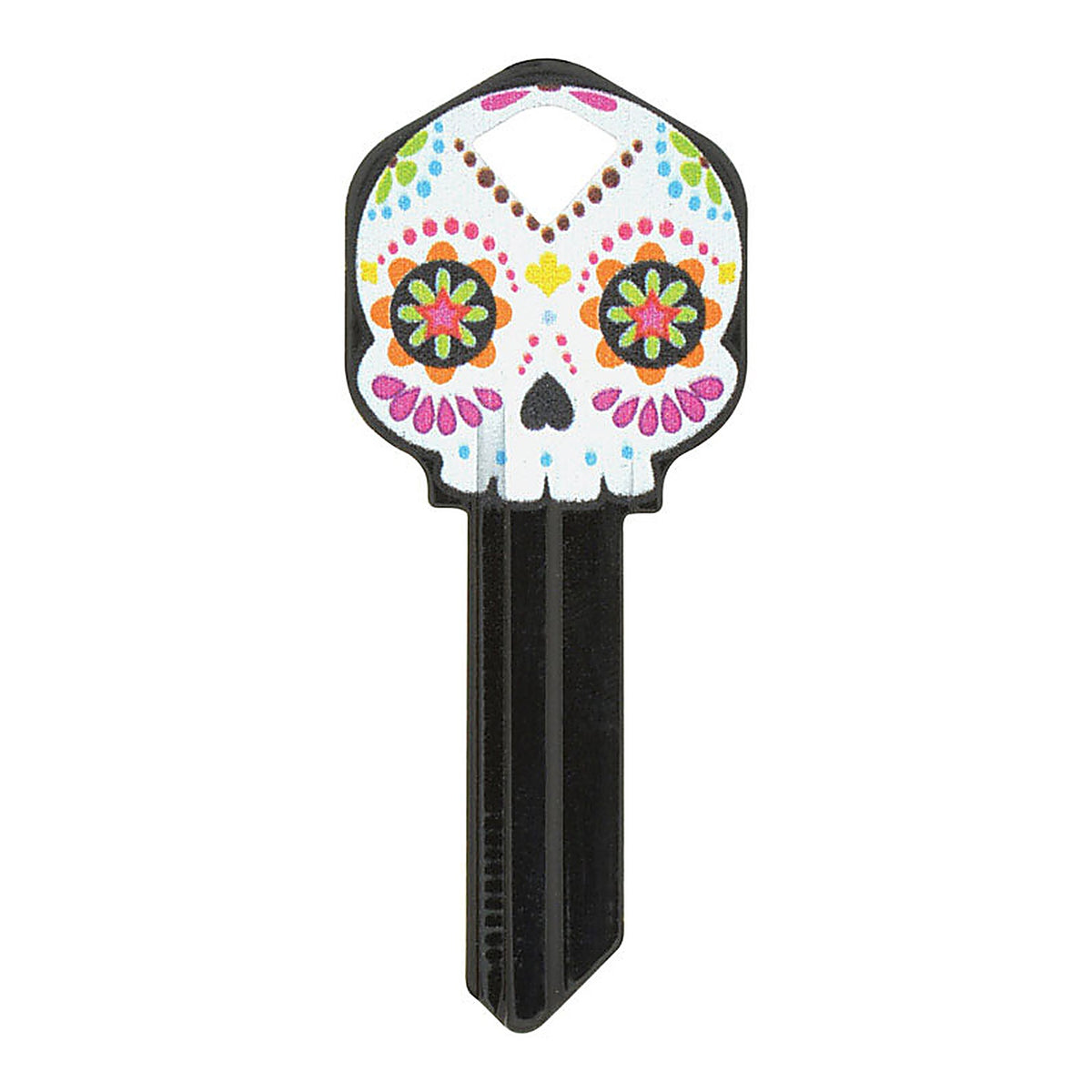Hillman - 88995 - Wackey Sugar Skull House/Office Universal Key Blank Single sided