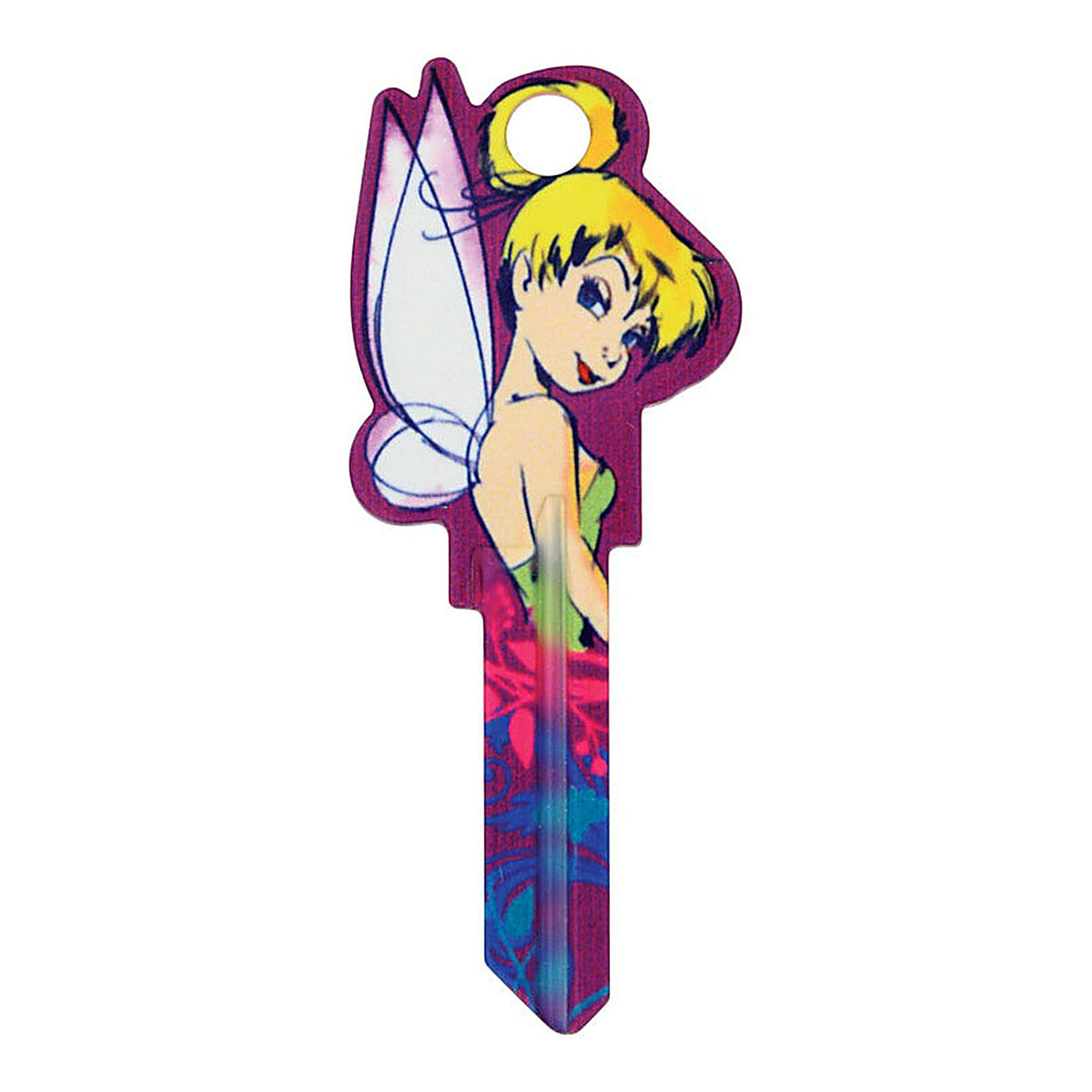 Hillman - 88792 - Disney Tinker Bell House/Padlock Universal Key Blank Double sided