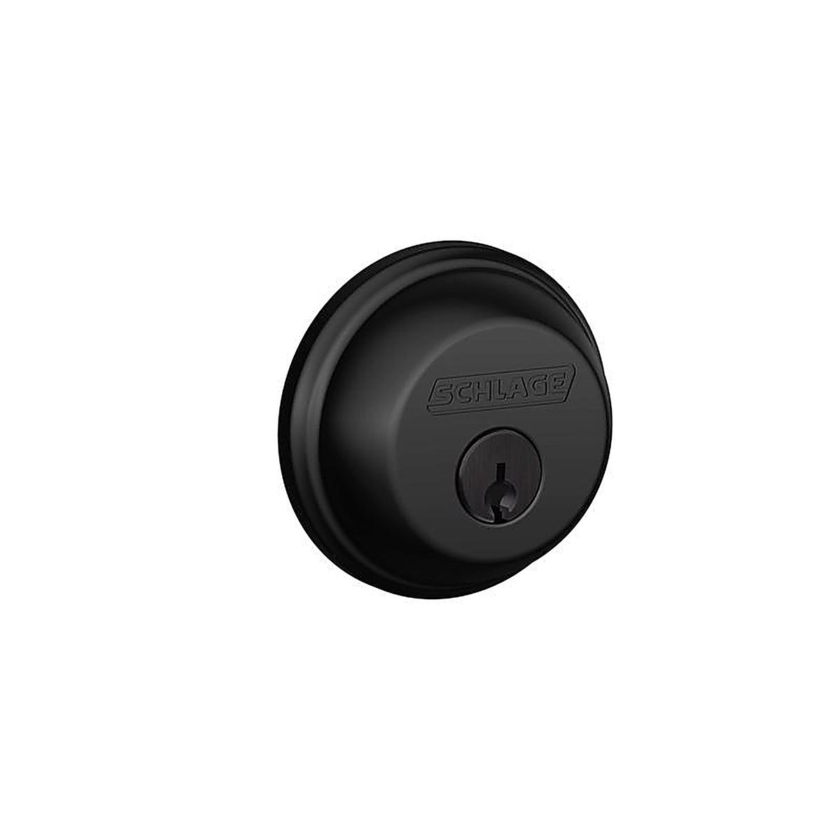 Schlage - B60 G 622 - Matte Black Metal Single Cylinder Deadbolt