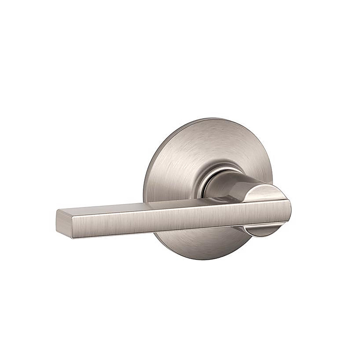 Schlage - F10VLAT619 - Latitude Satin Nickel Passage Lever Right or Left Handed