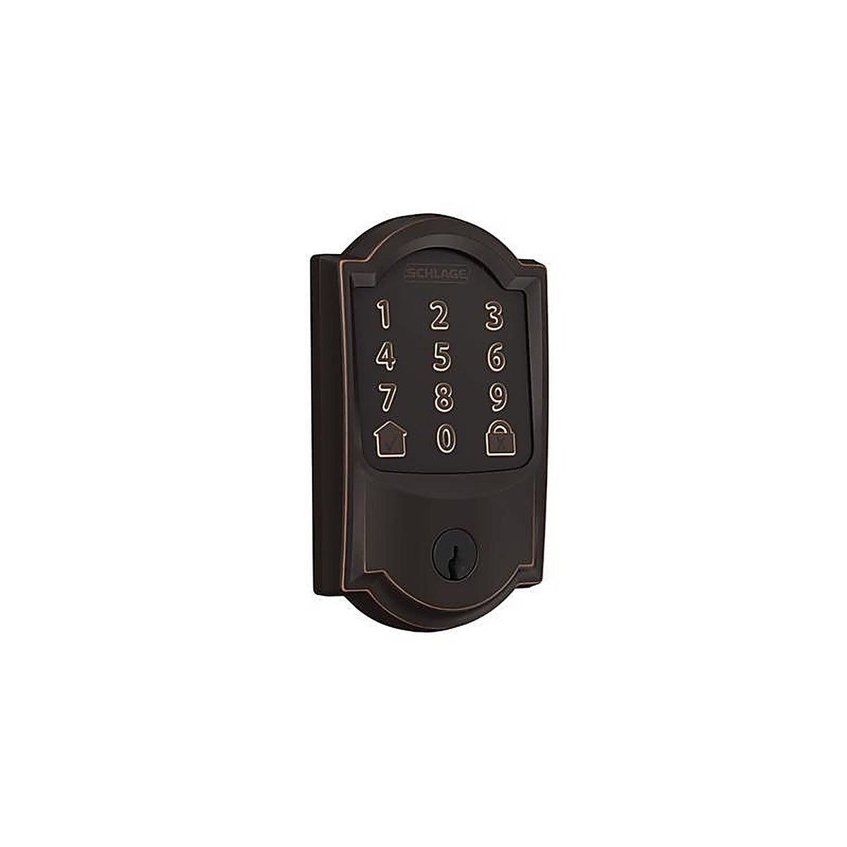 Schlage - BE489WBVCAM716 - Encode Aged Bronze Metal WiFi Deadbolt