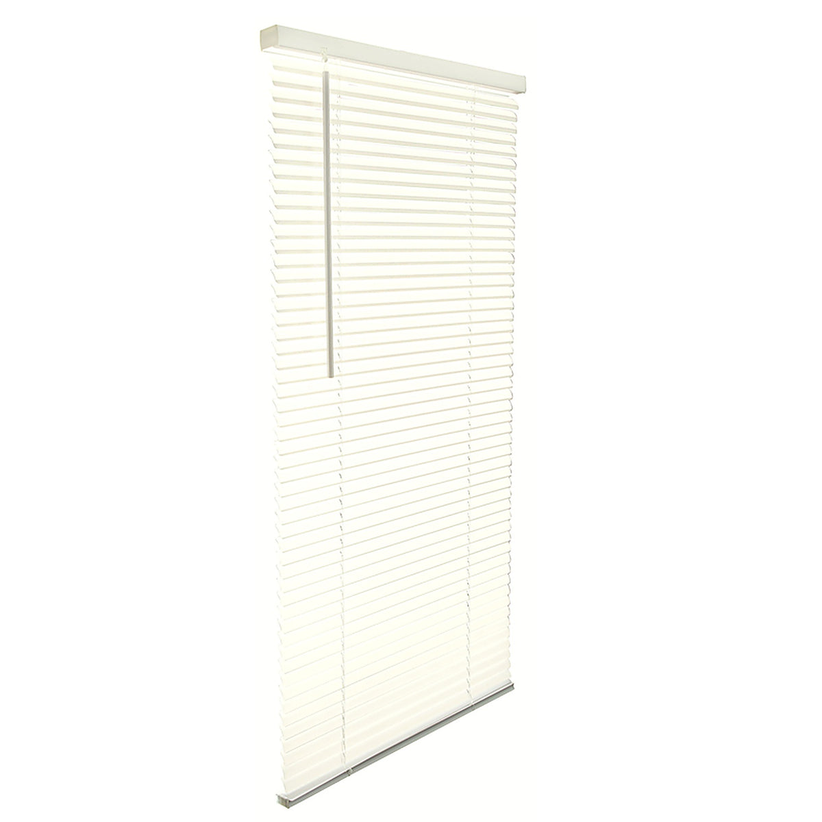 Living Accents - MAX3164AL - Vinyl 1 in. Blinds 31 in. W x 64 in. H Alabaster Cordless