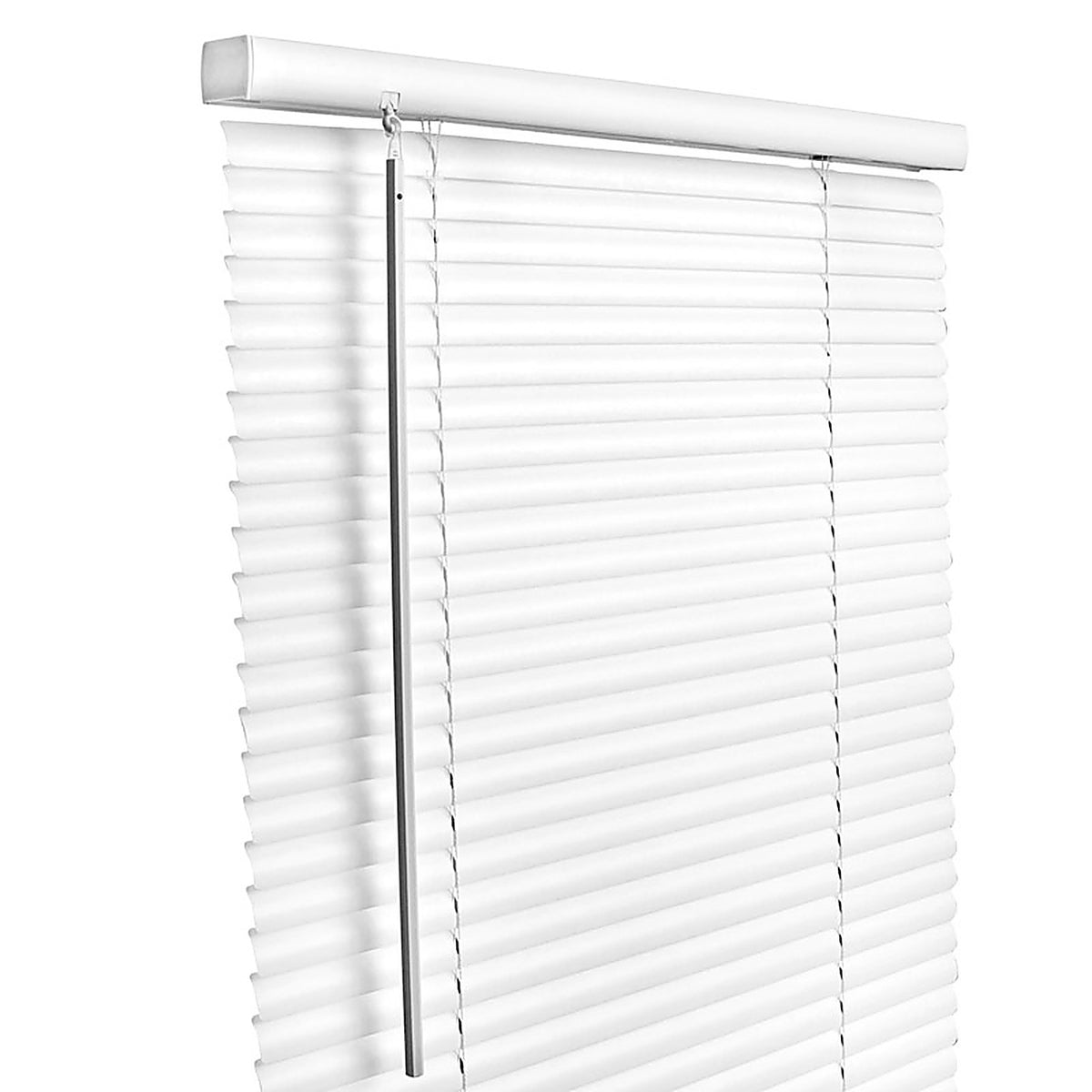 Living Accents - MAX2464WH - Vinyl 1 in. Blinds 24 in. W x 64 in. H White Cordless