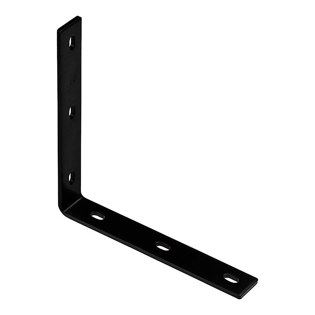 National Hardware - N351-468 - 10.25 in. H x 1.5 in. W x 0.25 in. D Black Carbon Steel Inside/Outside Corner Brace