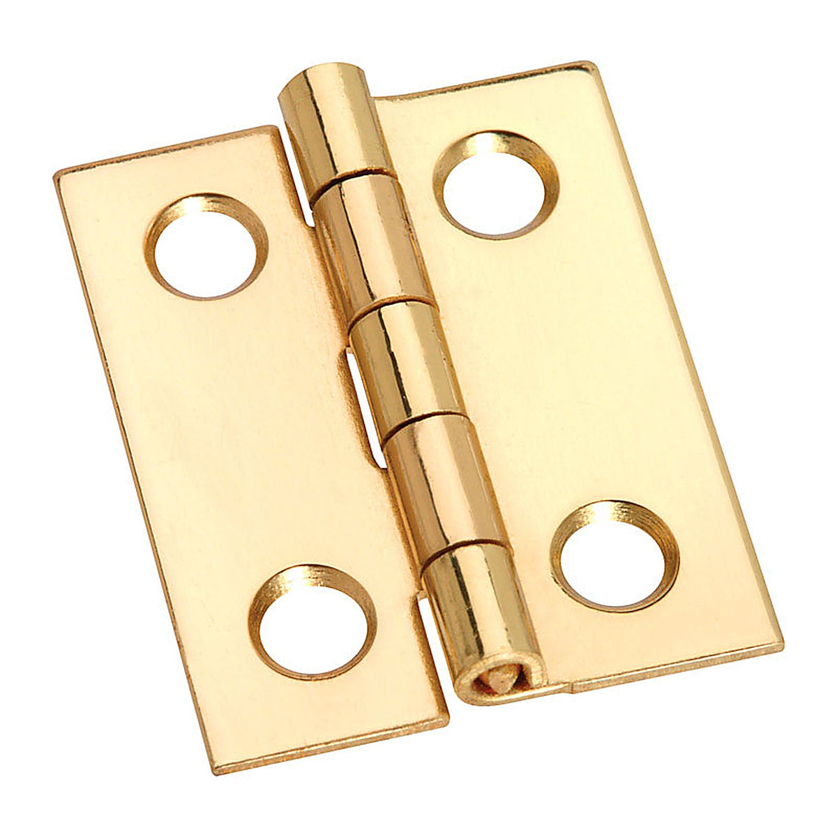 National Hardware - N211-284 - 13/16 in. W X 1 in. L Brass Cabinet Hinge 4 pk