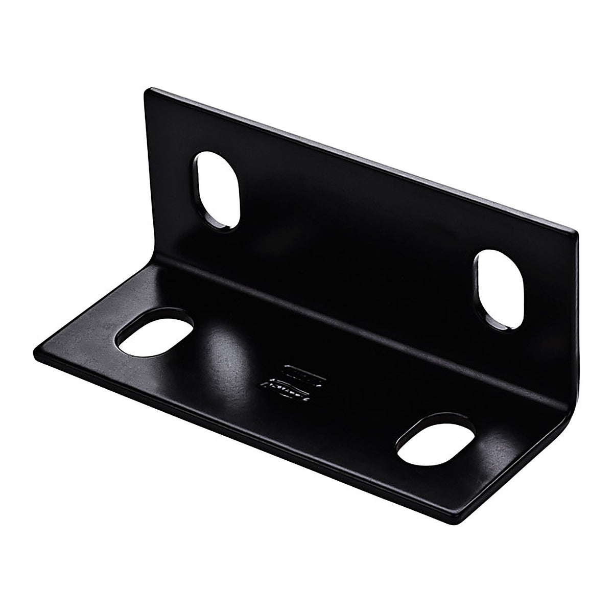 National Hardware - N351-488 - 2.1 in. H x 5 in. W x 0.125 in. D Black Carbon Steel Inside/Outside Wide Corner Brace