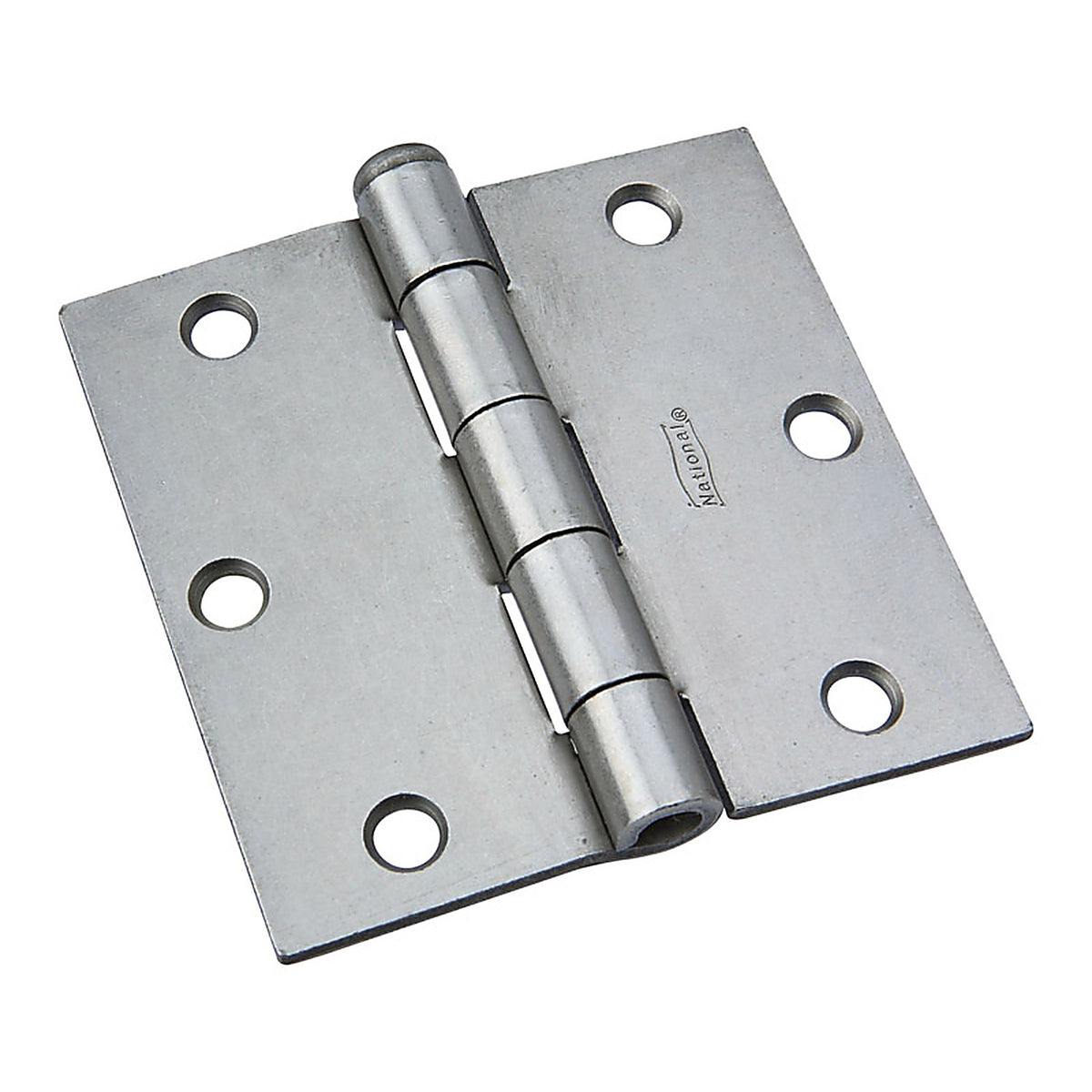 National Hardware - N139-873 - 3.5 in. L Stainless Steel Broad Hinge 1 pk