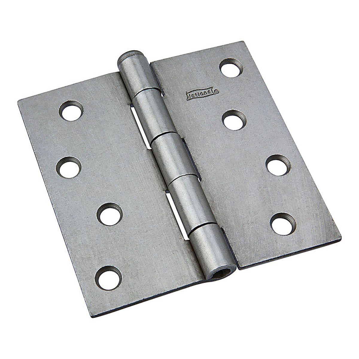 National Hardware - N139-998 - 4 in. L Stainless Steel Broad Hinge 1 pk