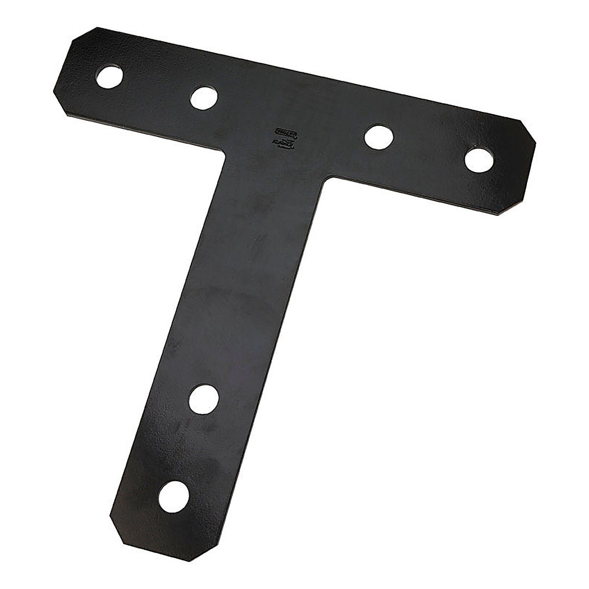 National Hardware - N266-473 - 12 in. H x 12 in. W x 0.188 in. D Black Steel Flat Tee Plate
