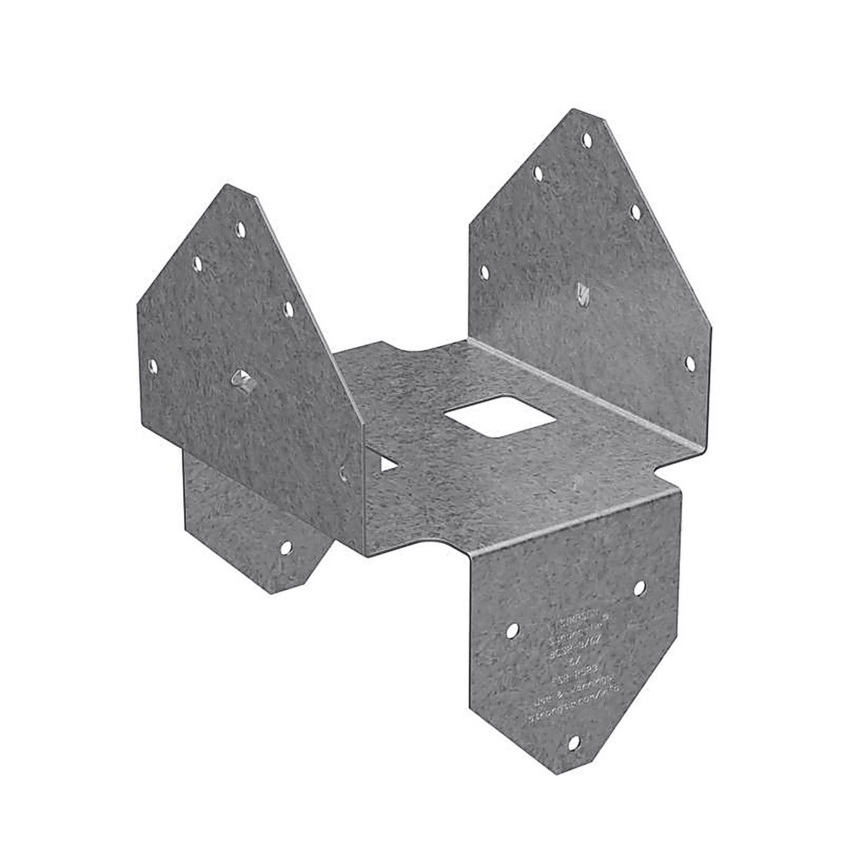 Simpson Strong-Tie - BCS2-3/6Z - ZMax 2.93 in. H X 5.5625 in. W 18 Ga. Galvanized Steel Post Base