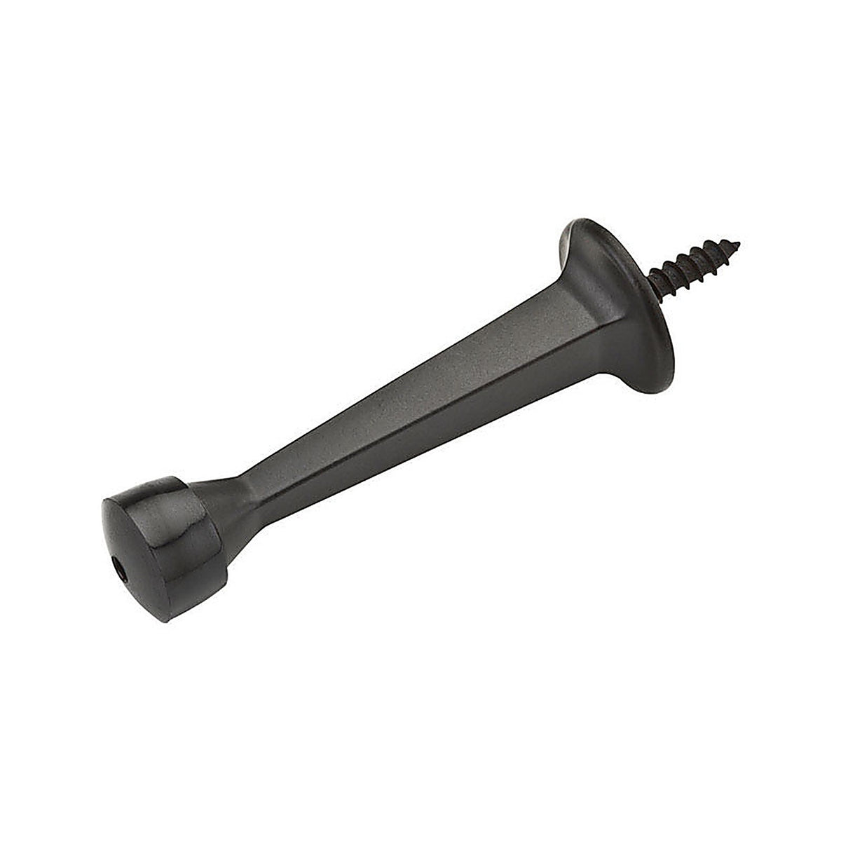 National Hardware - N331-355 - Zinc Oil Rubbed Bronze Brown Rigid Door Stop Mounts to door