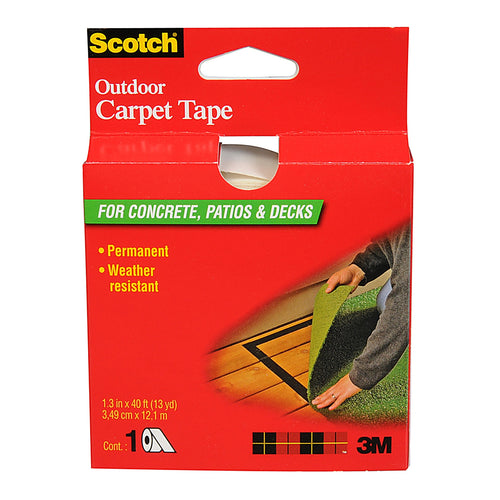 3M - CT3010 - Scotch 1.3 in. W X 40 ft. L Reversible Outdoor Carpet Tape