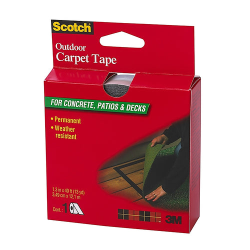 3M - CT3010 - Scotch 1.3 in. W X 40 ft. L Reversible Outdoor Carpet Tape