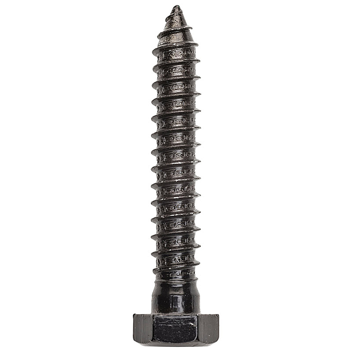 National Hardware - N179-155 - 3/4 in. D X 3 in. L Black Powder-Coated Steel Lag Bolt 4 pk
