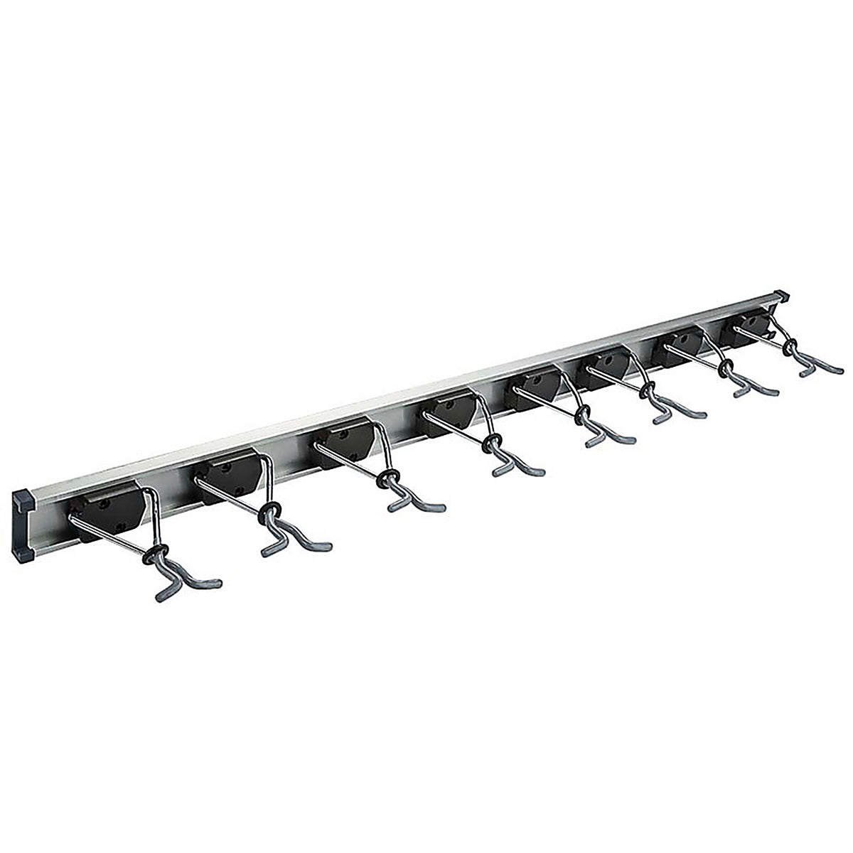 National Hardware - N112-080 - 36 in. L Vinyl Coated Gray Plastic Sliding Grip Clamp Organizer 20 lb. cap. 1 pk