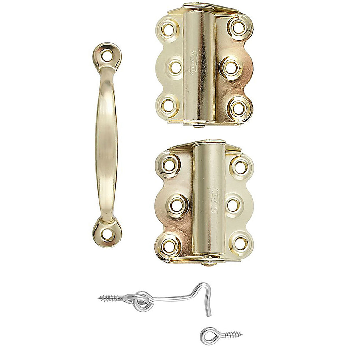 National Hardware - N190-769 - Brass-Plated Screen/Storm Self Closing Hinge 1 pk