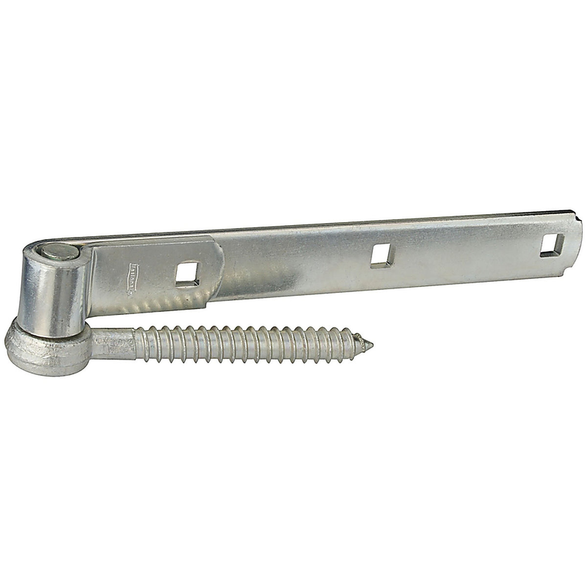 National Hardware - N129-726 - 10 in. L Zinc-Plated Silver Steel Screw Hook And Strap Hinge - 2/Pack