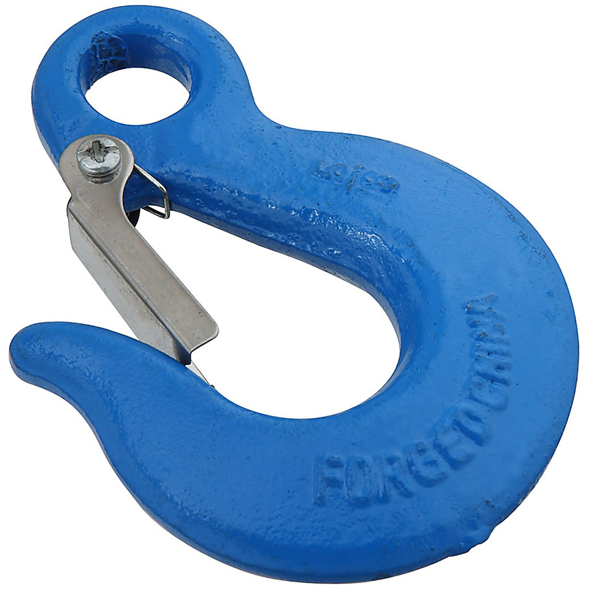 National Hardware - N265-512 - Blu-Krome Nickel Plated Forged Steel Eye Slip Hook 3900 lb. cap.