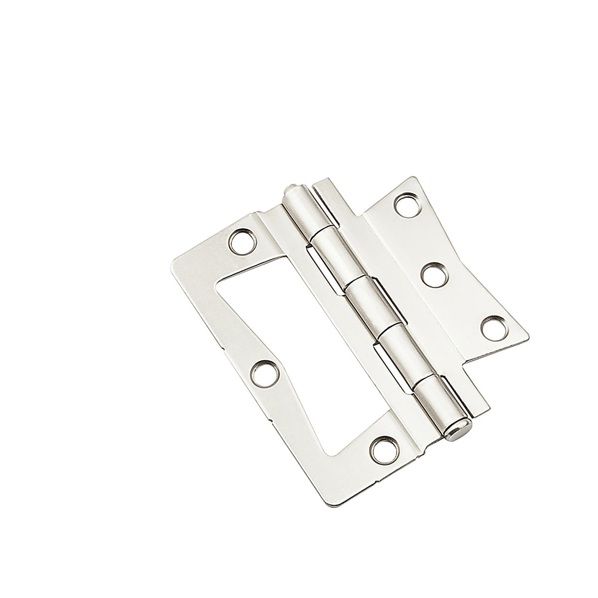 National Hardware - N830-437 - 3-1/2 in. L Satin Nickel Door Hinge 2 pk
