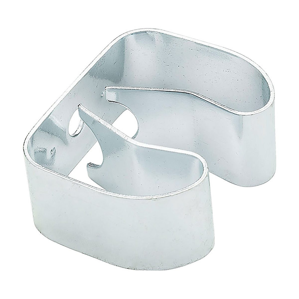 National Hardware - N189-002 - 1.5 in. L Zinc-Plated Silver Steel Medium Grip Clamp Organizer 5 lb. cap. 4 pk