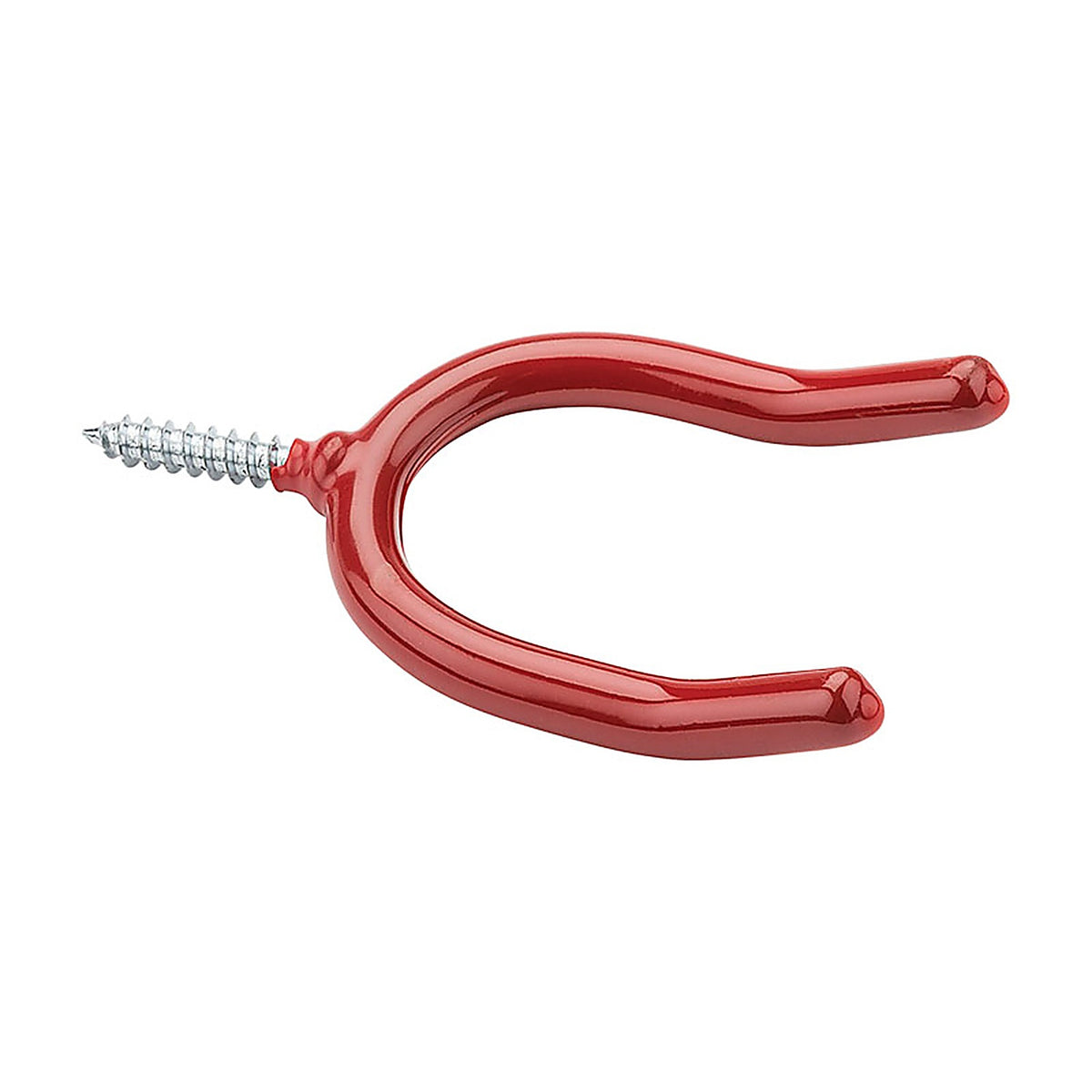 National Hardware - N188-004 - 3.87 in. L Vinyl Coated Red Steel U-Shaped Double Hook 12 lb. capacity - 2/Pack