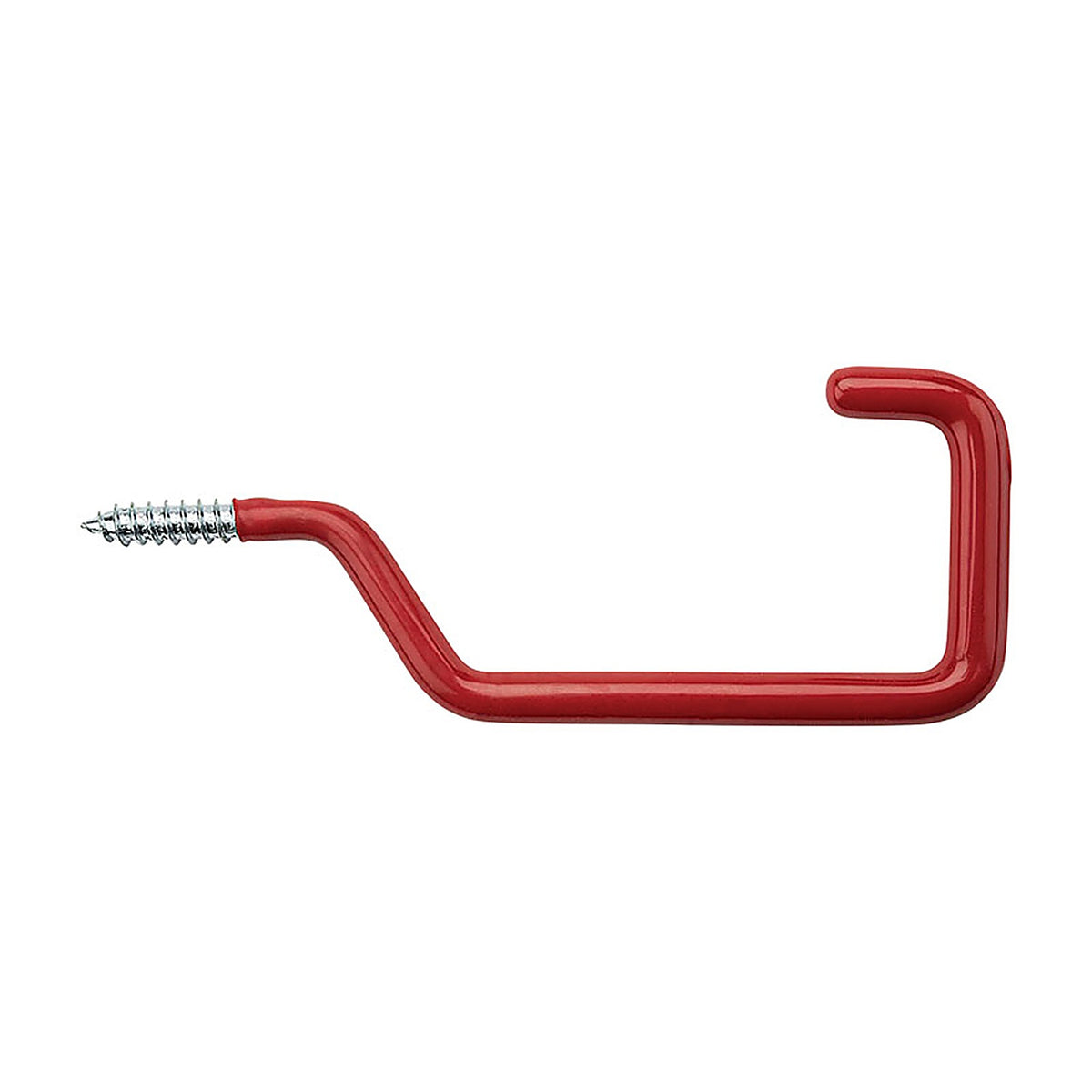 National Hardware - N188-010 - 6 in. L Vinyl Coated Red Steel Storage Rafter Hook 40 lb. cap. 2 pk