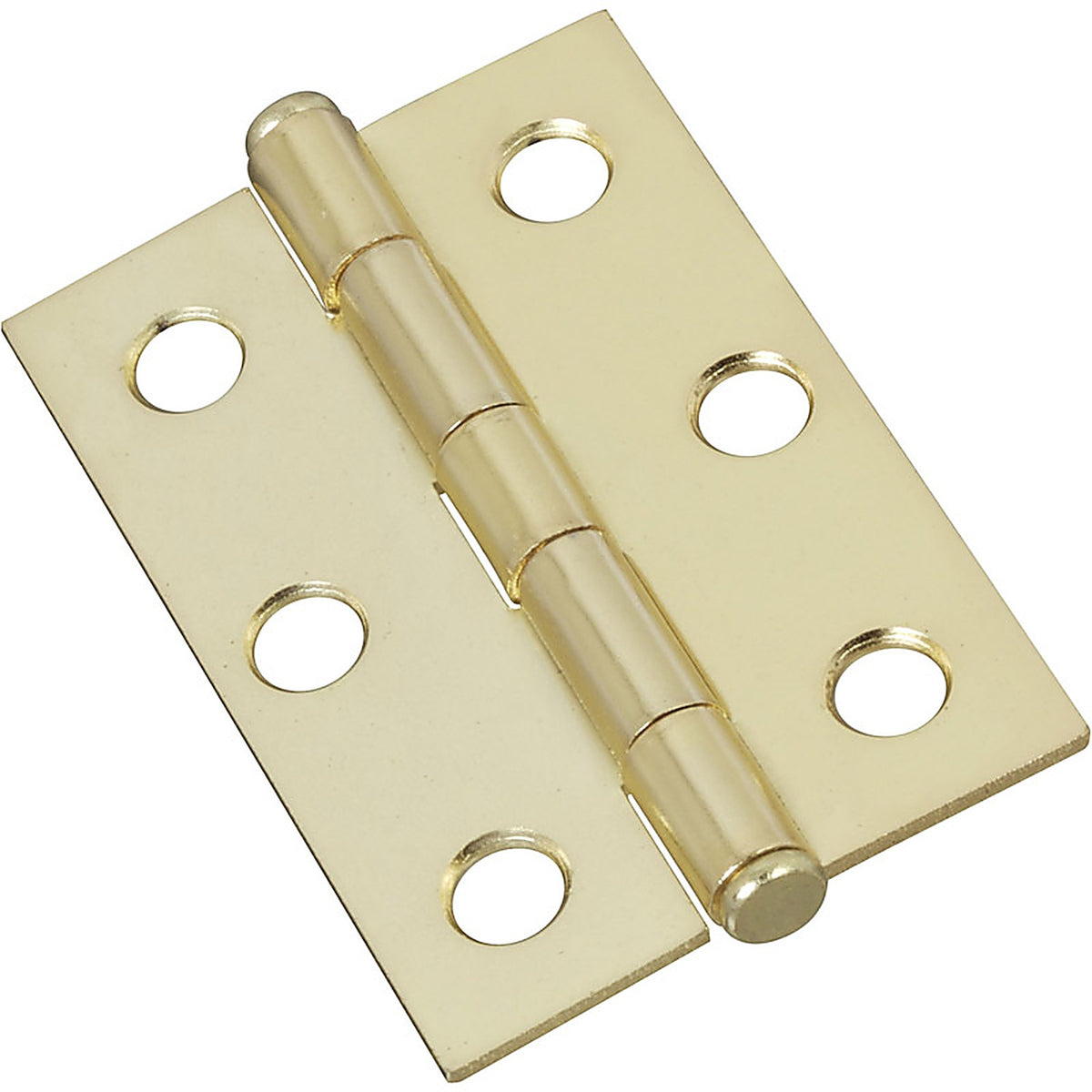 National Hardware - N146-753 - 2-1/2 in. L Brass Gold Steel Cabinet Hinge 2 pk