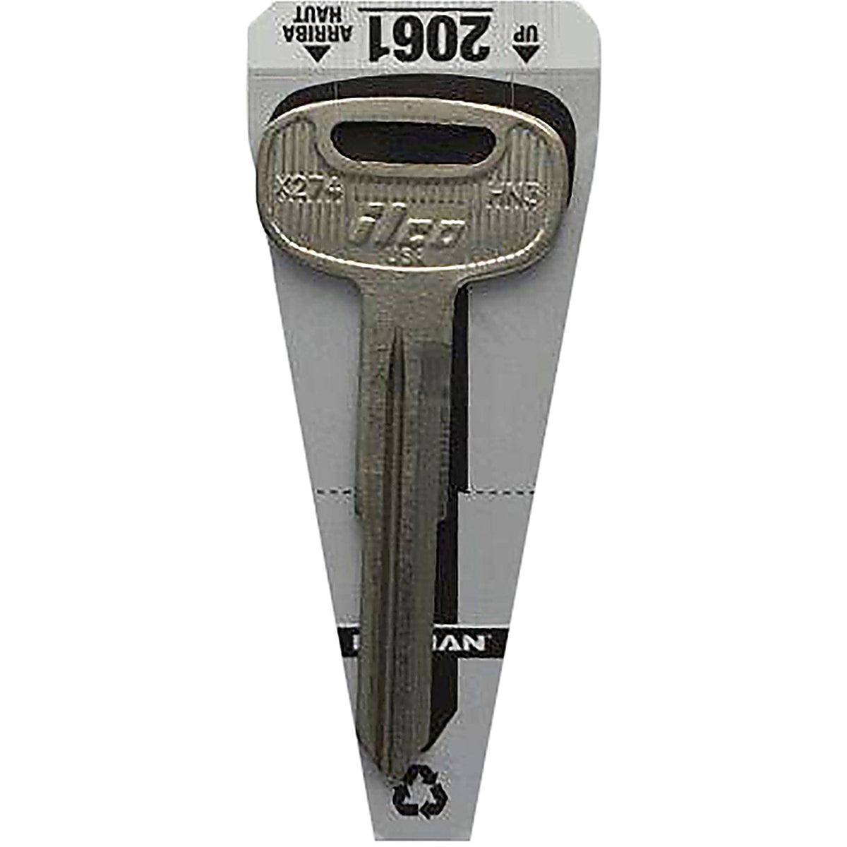 Hillman - 532061 - KeyKrafter Automotive Key Blank 2061 HN3 Double sided For Hino
