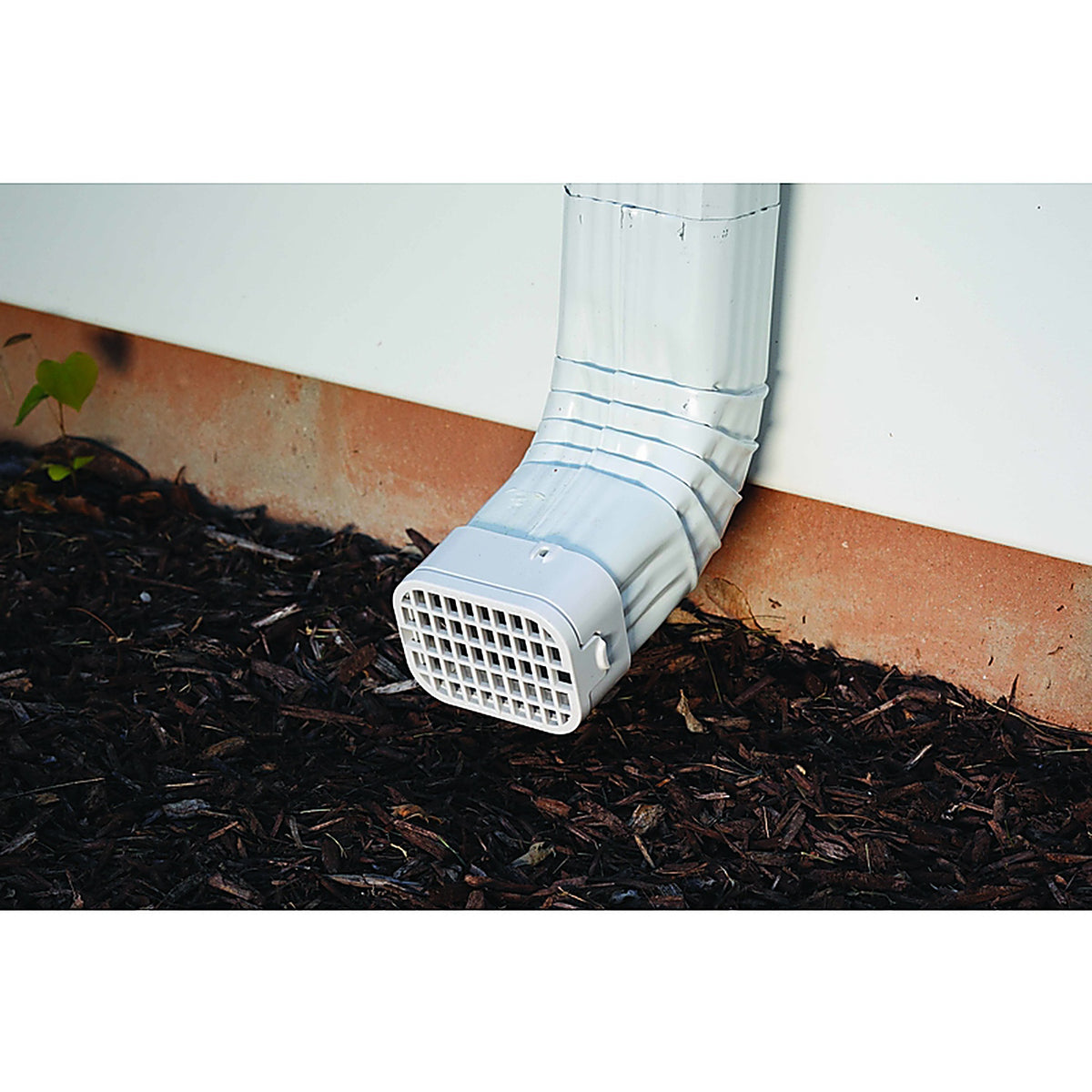 Amerimax - 37553 - 3 in. H x 4 in. W x 1.5 in. L White Polycarbonate Rodent Guard