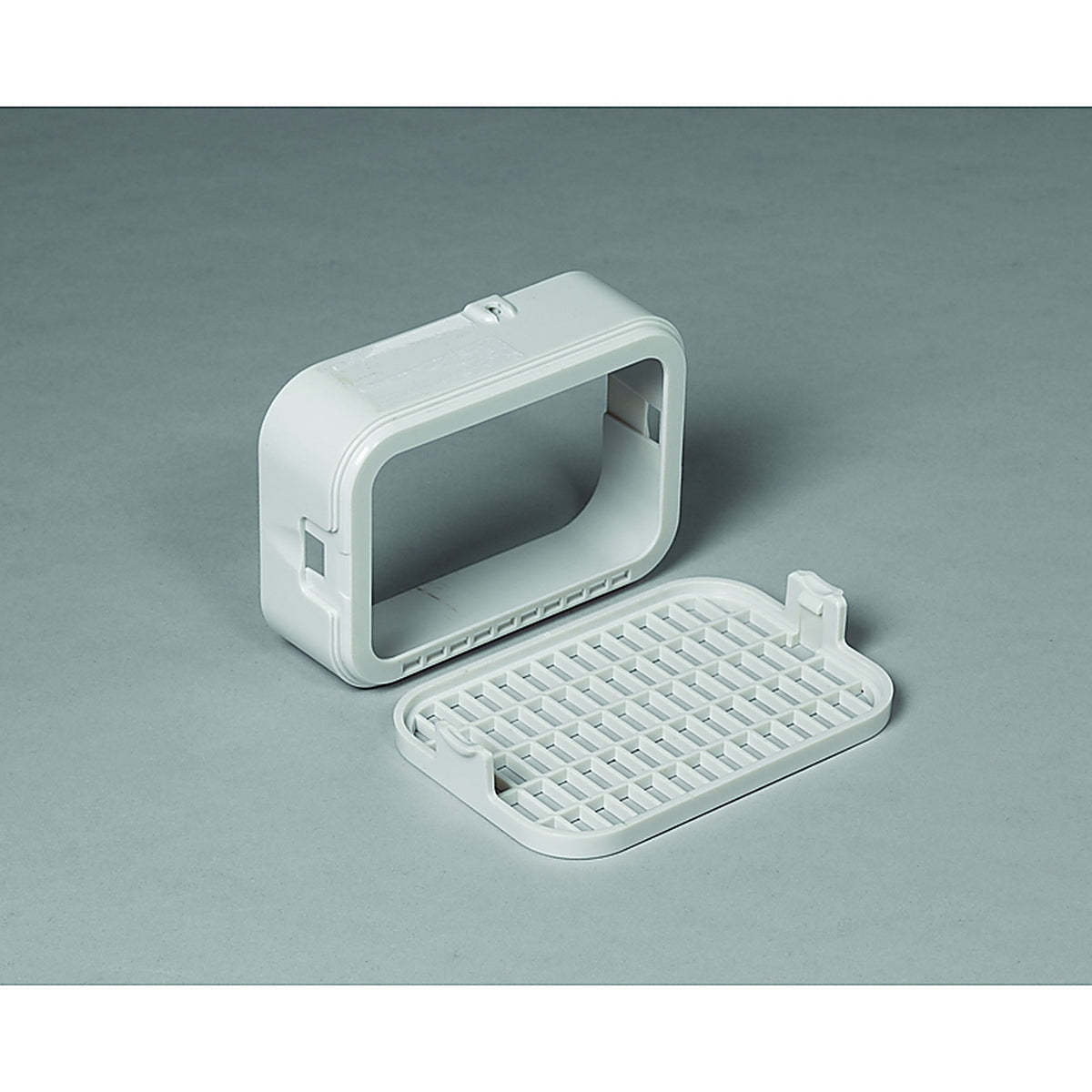Amerimax - 37553 - 3 in. H x 4 in. W x 1.5 in. L White Polycarbonate Rodent Guard