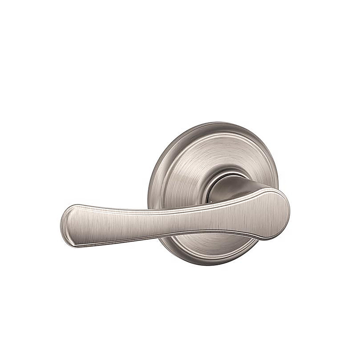 Schlage - F10VVLA619 - Avila Satin Nickel Passage Lever Right or Left Handed