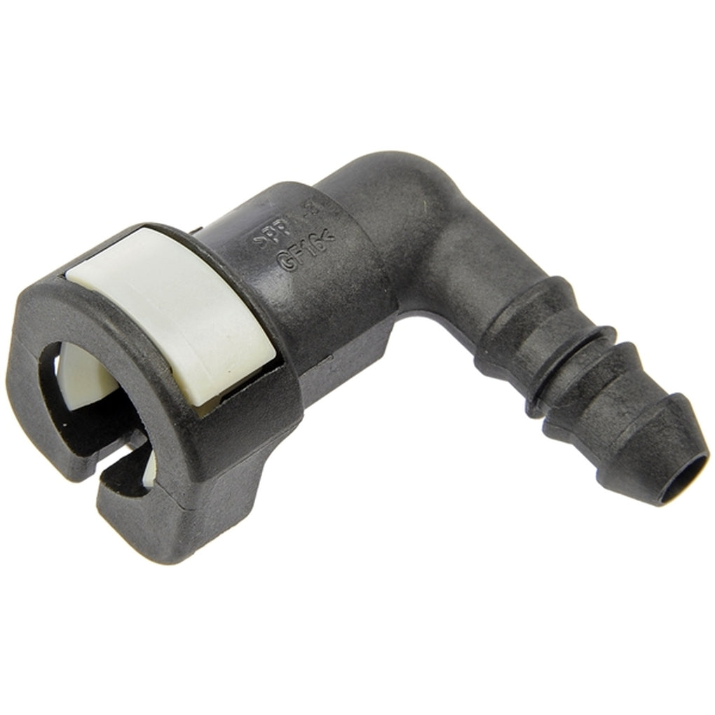 Dorman|800-123|Fuel Line Retaining Clip 5/16 In. Steel To 5/16 In. Nylon with 90 Degree Bend