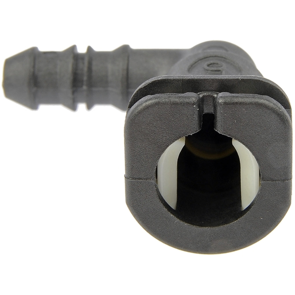 Dorman|800-123|Fuel Line Retaining Clip 5/16 In. Steel To 5/16 In. Nylon with 90 Degree Bend