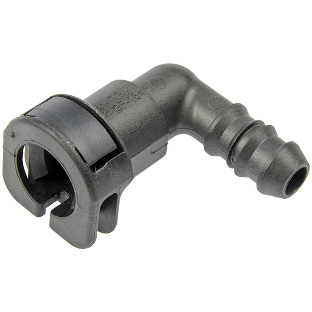 Dorman|800-125|Fuel Line Retaining Clip 3/8 In. Steel To 3/8 In. Nylon With 90 Degree Bend