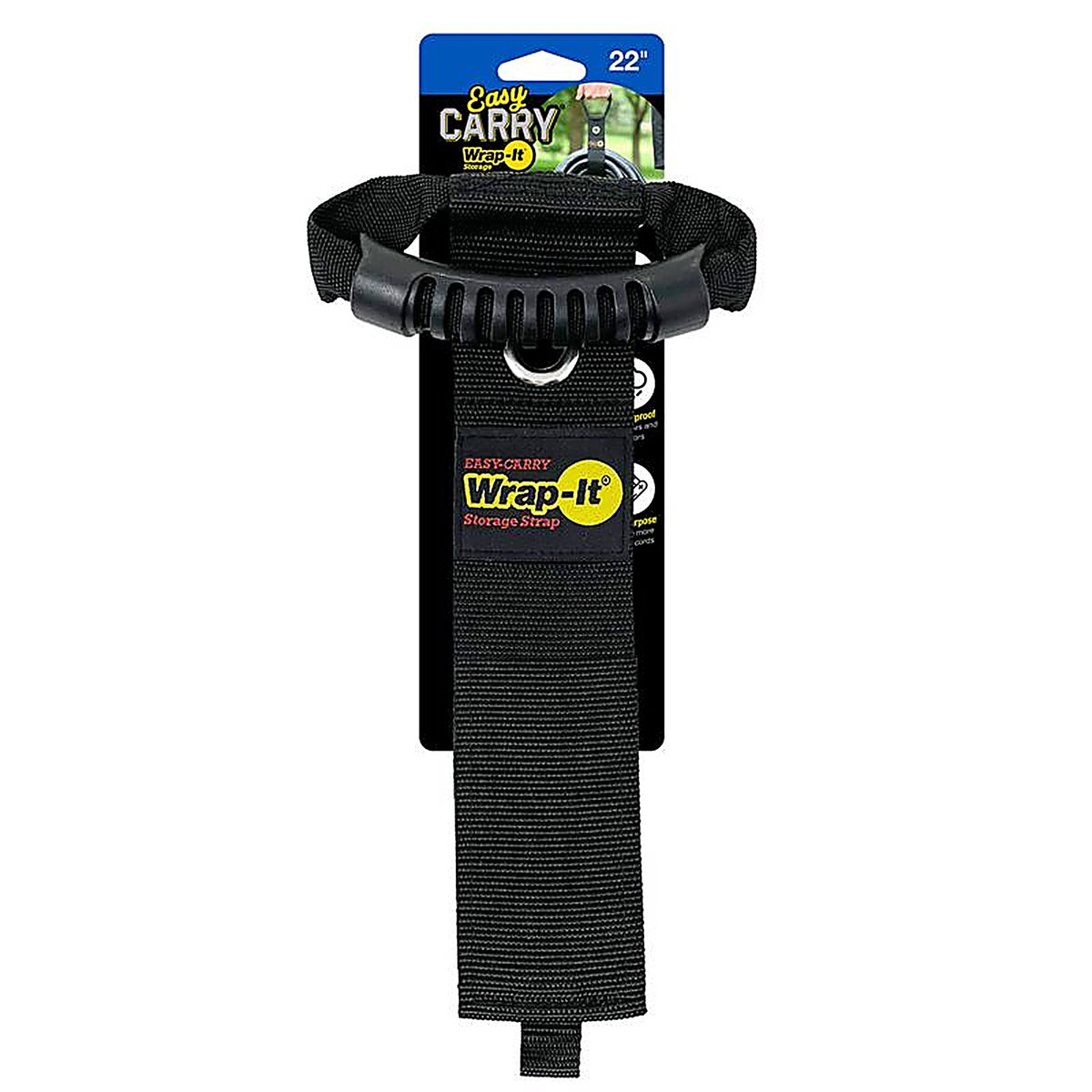 Wrap-It - 100-H-22BX - Storage Easy-Carry 22 in. L Black Storage Straps 50 lb. - 1/Pack