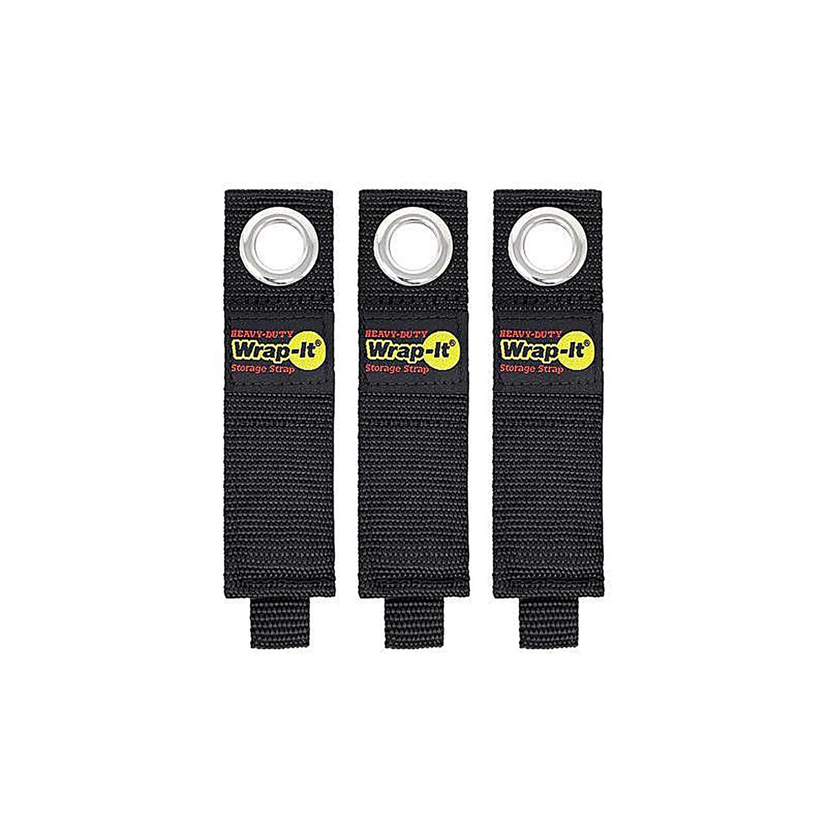 Wrap-It - 103-20BX - Storage Heavy-Duty 1.5 in. W x 10 in. L Black Storage Straps 50 lb. - 3/Pack