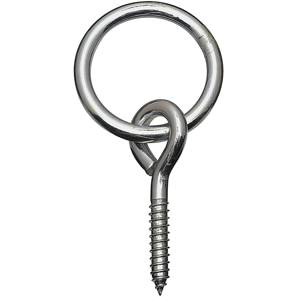National Hardware - N220-640 - 2 in. D X 3-1/4 in. L Zinc-Plated Steel Screw Eye 90 lb. cap. 1 pk