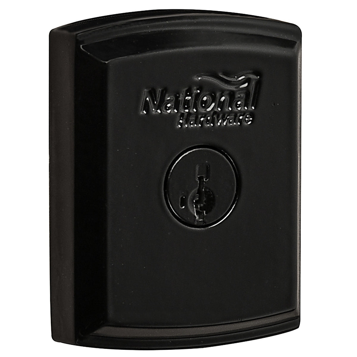 National Hardware - N109-080 - SmartKey 3.35 in. L Black Gate Lock